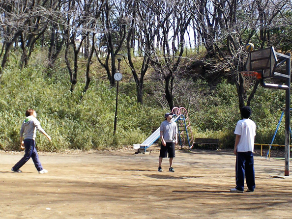 桜台公園で 桜台公園で
